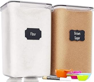 Flour and Sugar Containers