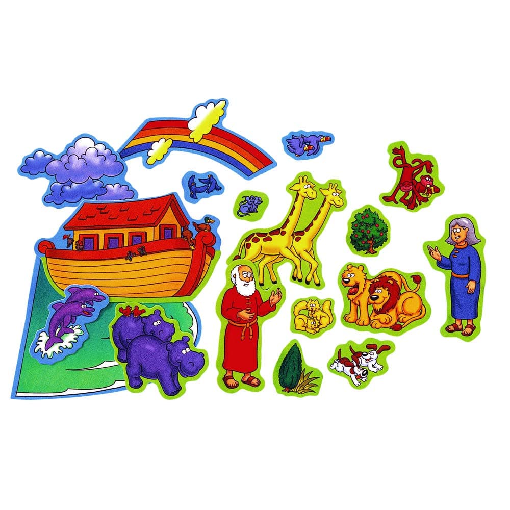 Little Folk VisualsBeginners Bible: Noah's Ark Precut Flannel/Felt Board Figures, 20 Pieces Set