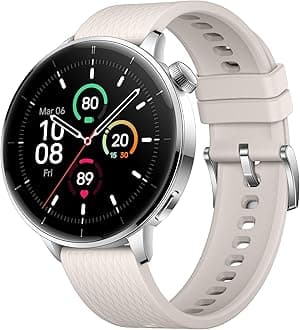 OnePlus Watch 3 43mm Silver Steel, 1.32-Inch Round Display, Silver Steel, WearOS, 32GB Storage, Sleep Tracking, 345mAh Battery, Bluetooth, Lithium Ion, Multi-GNSS