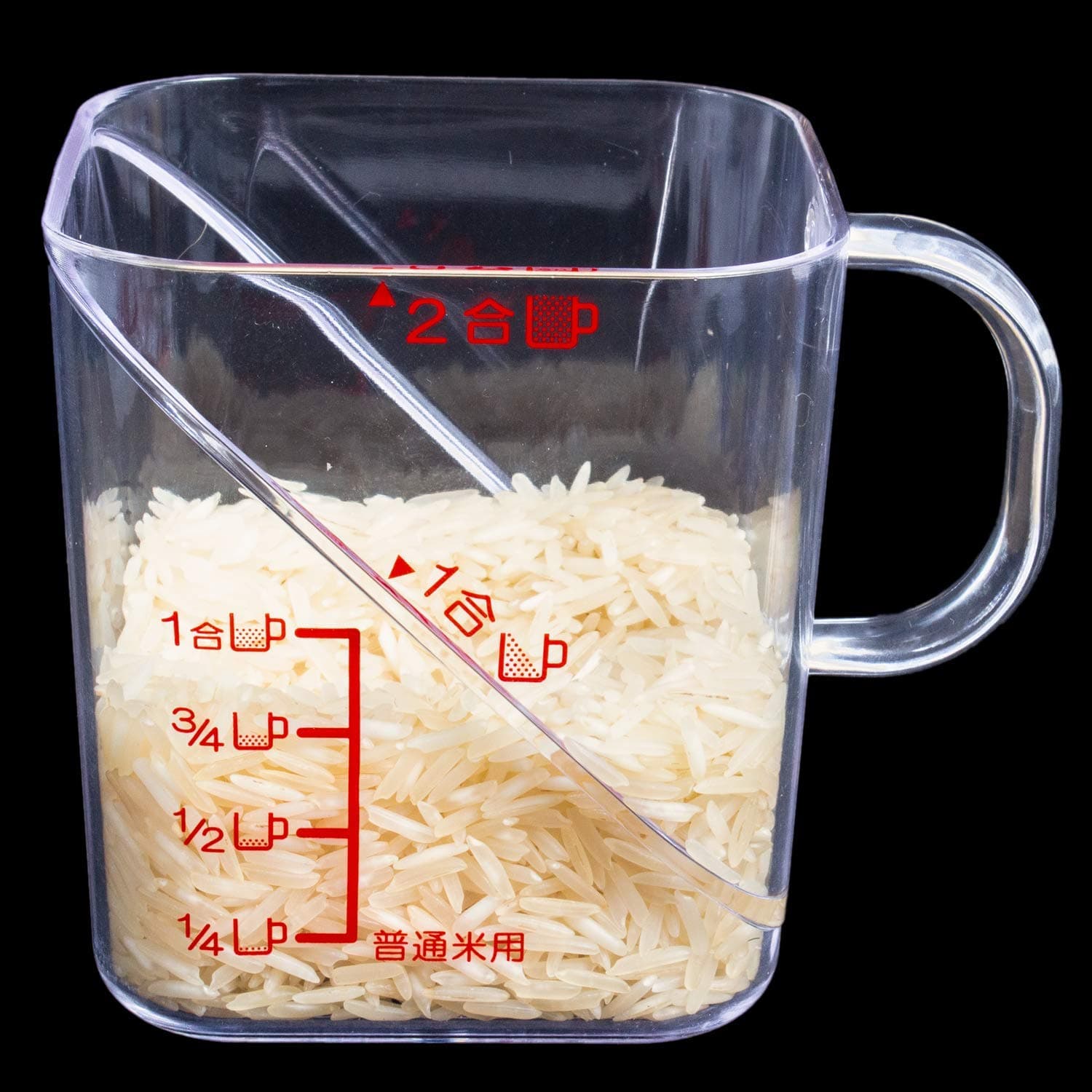 Inomata 1094 Transparent Measuring Cup | Durable Hard Plastic, Easy to Read Metric Measurements for Kitchen/Lab 360 ml