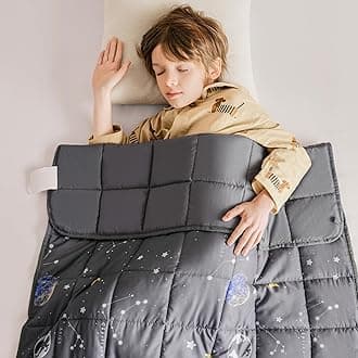 Topcee Weighted Blanket (5lbs 36"x48") Heavy Blanket, Cooling Blanket for Sleeping, 40-60 lbs, Grey, Throw Size, Breathable, Animal Print