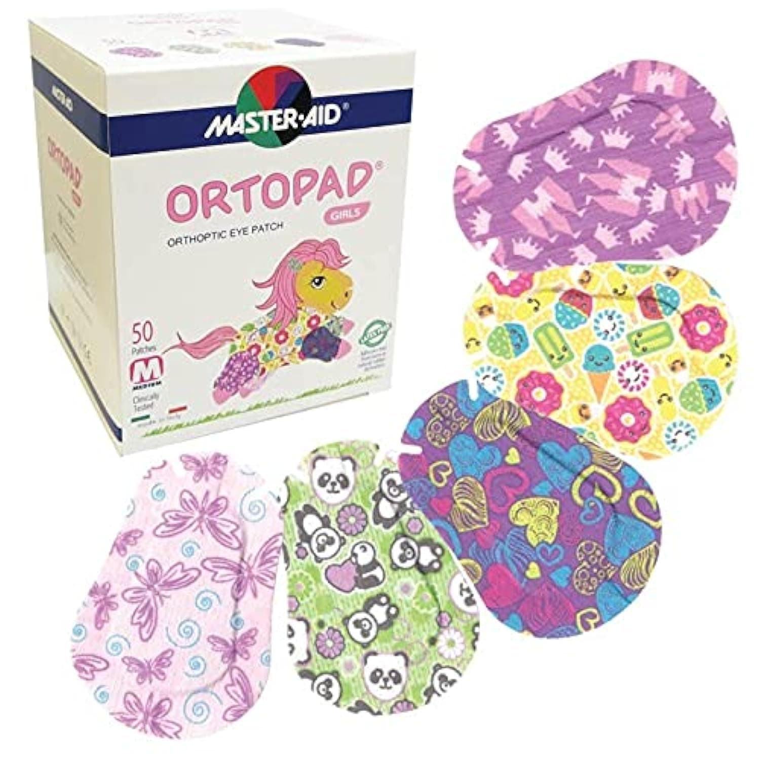 Ortopad® Girls Eye Patches Medium - 50 pcs