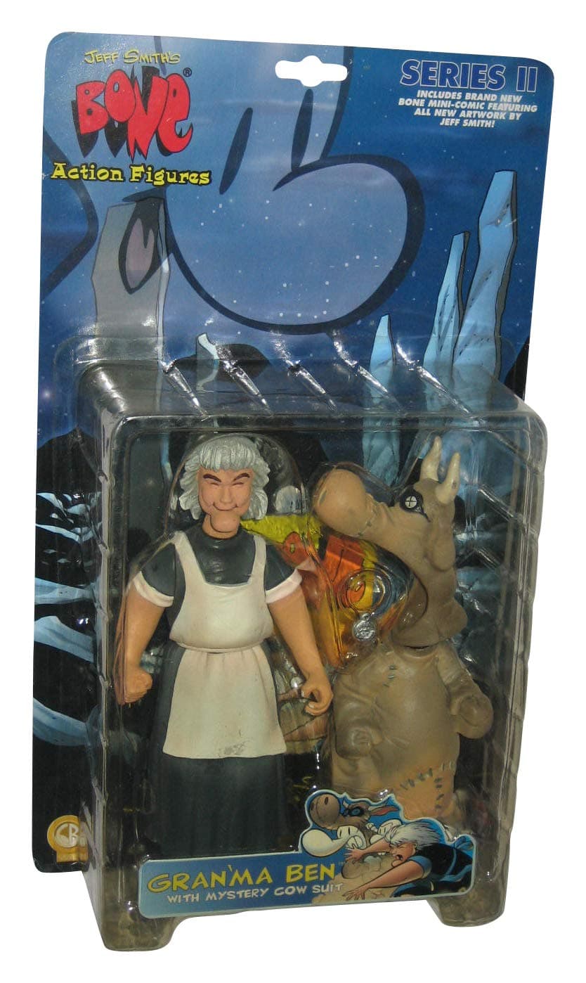 Bone Action Figures- Series 2 Granma Ben w/ Mystery Cow Suit