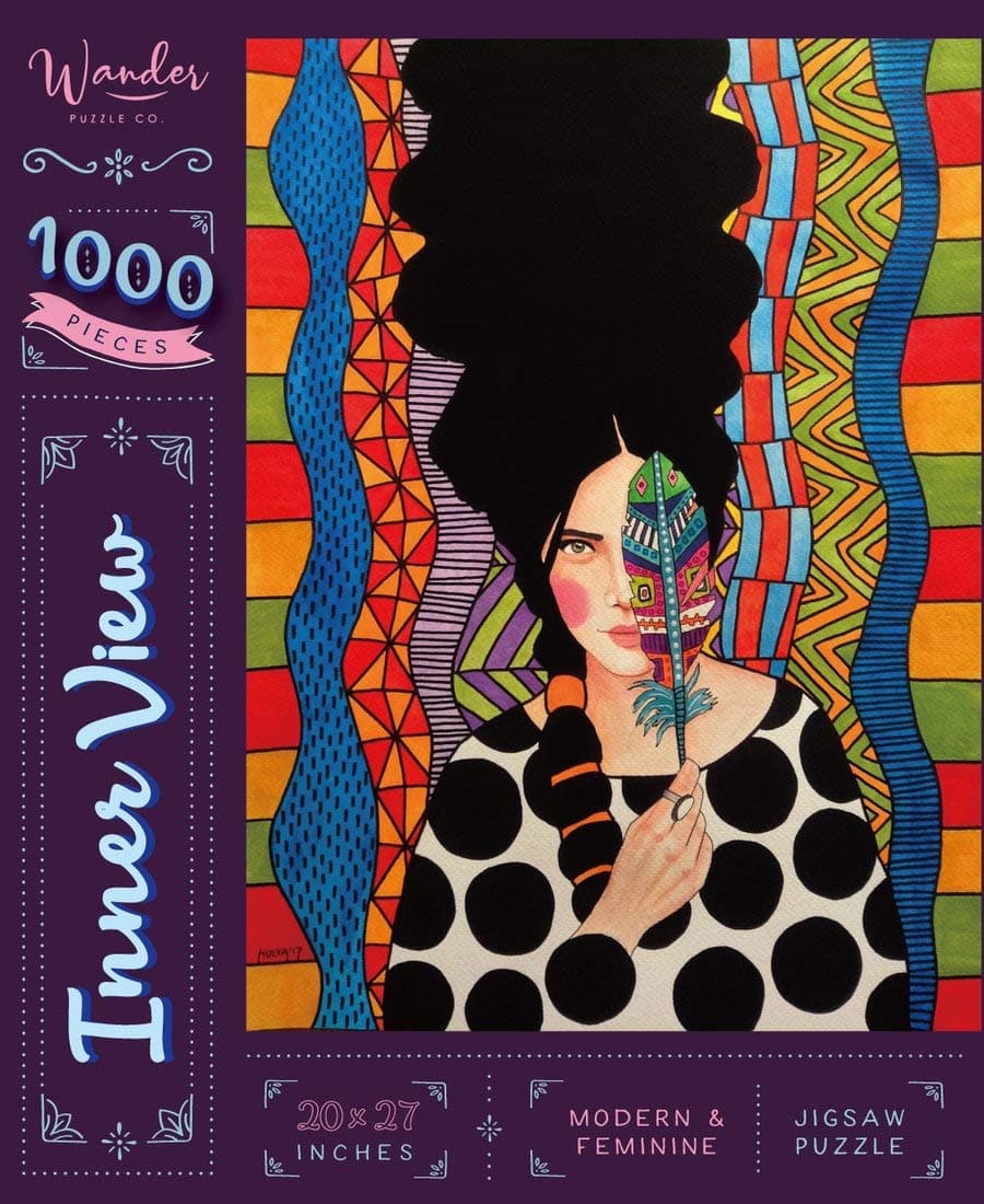 s for Adults 1000 Piece - Inner View by Co, Inspired by Turkish Illustrator Hülya Ozdemir - Hard s for Adults