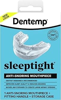 SleepTight Mouthpiece – Anti Snoring Device - Custom Fit Snoring Mouthguard for a Better Night's Sleep - Device Designed by Dentist and Made in USA 1pk (Packaging May Vary)