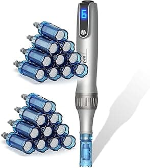 Microneedle Roller Pen for Home Use - Mcroneeding Derma Roller Pen for Women Men - Micro Needle Roller Pen for for Skin Tools