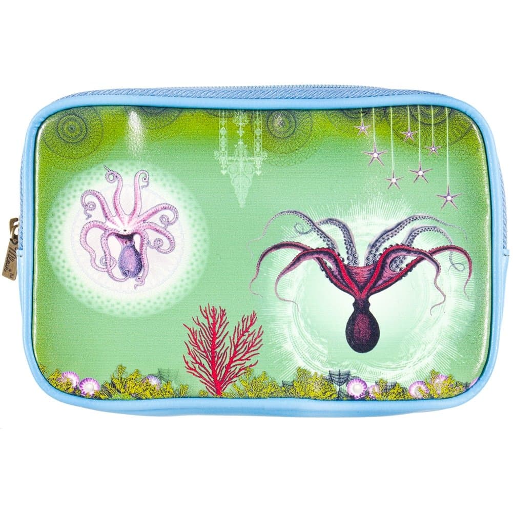 Animal World - Octopus Ocean Dream Makeup Bag - Light Blue, Blue