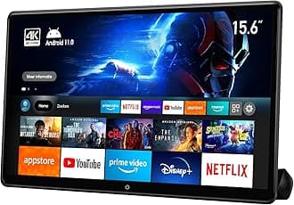 Seventour 15.6 Inch Headrest Monitor Portable Car TV Rear Entertainment Syste...