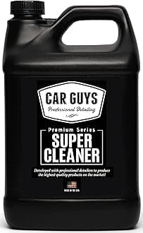 Super Cleaner 1 Gallon Refill | Effective Car Interior Cleaner | Leather Car Seat Cleaner | Stain Remover for Carpet, Upholstery, Fabric, and Much More! | 1 Gallon (Sprayer Not Included)