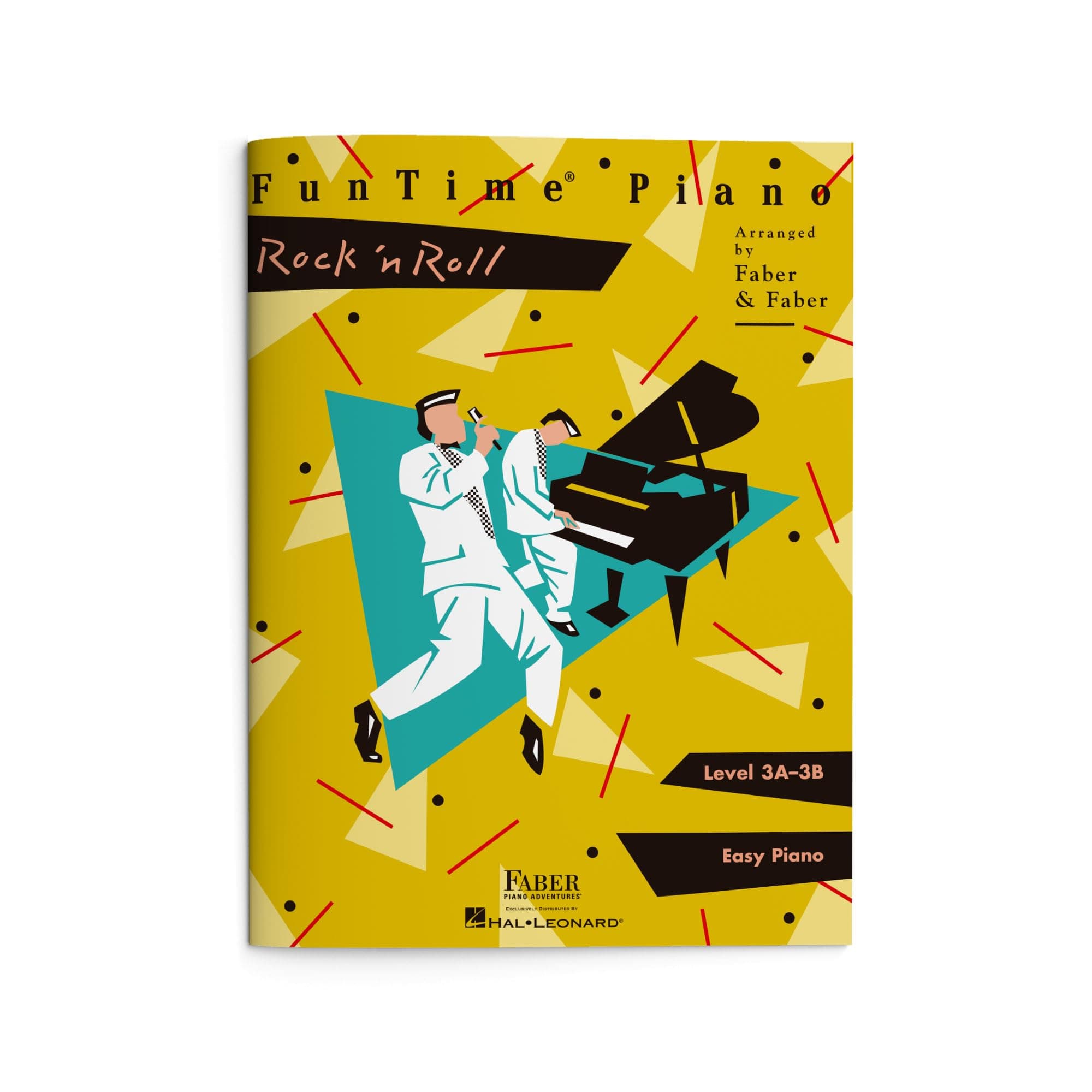 FunTime Piano: Rock n Roll - Level 3A 3B | Early Intermediate Piano Songbook for Students | Classic Rock Sheet Music for Piano Players | Faber Piano Adventures with Arranged Hits