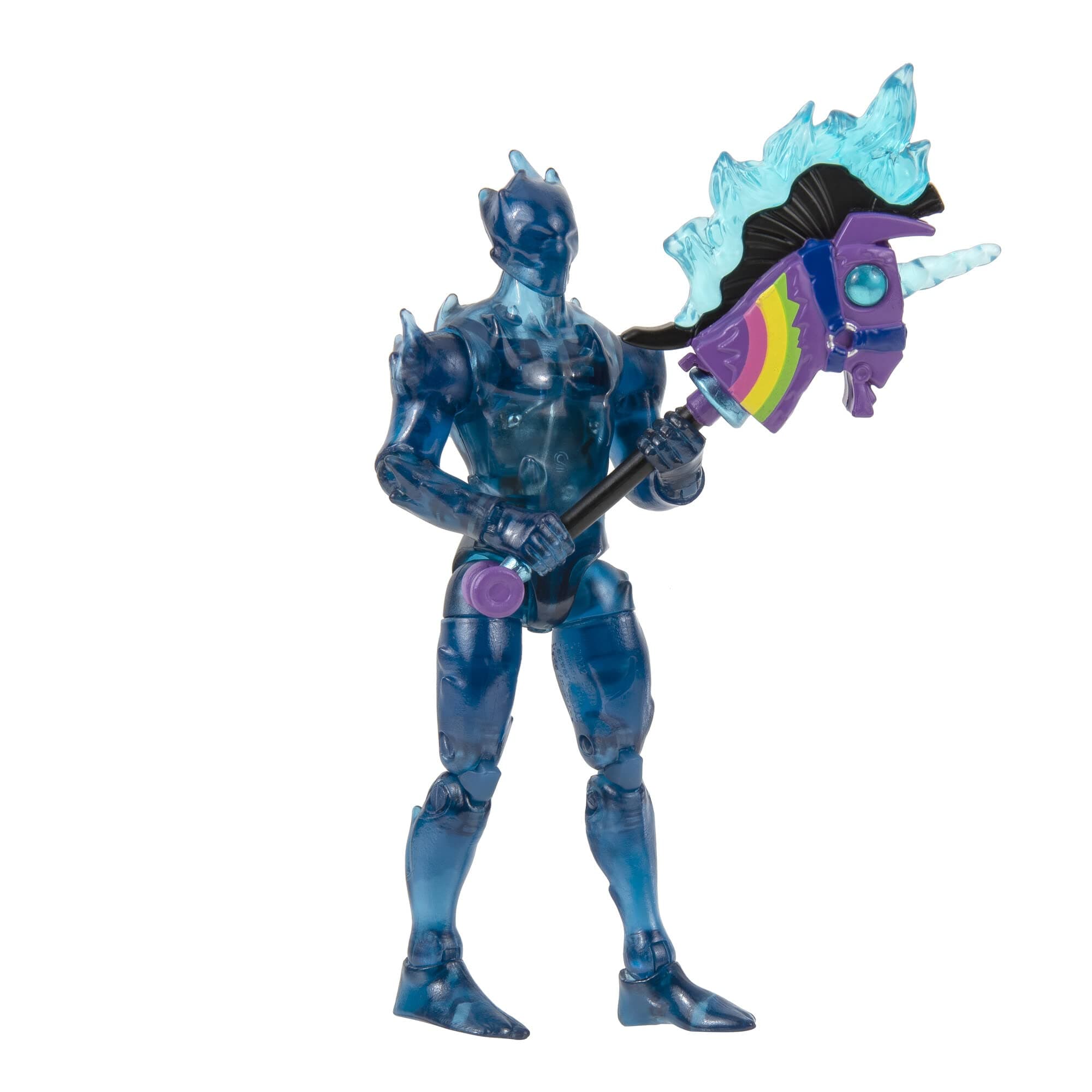 Fortnite ZERO (MASTER GRADE) - 4-Inch Articulated Light Up Figure with Harvesting Tool, Back Bling, and Weapons, FNT1069, Multicolor