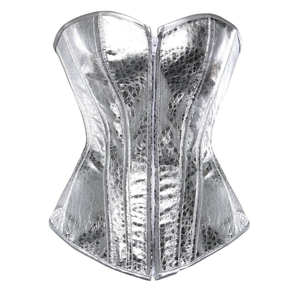 LFFW Faux Leather Slim Body Shape Overbust Boned Corset