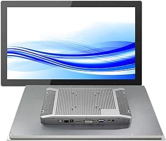 GreenTouch 15.6 Inch High Resolution Embedded Touch Screen Industrial Monitor, Front IP65 Panel Rugged Metal Case Display - 1920x1080