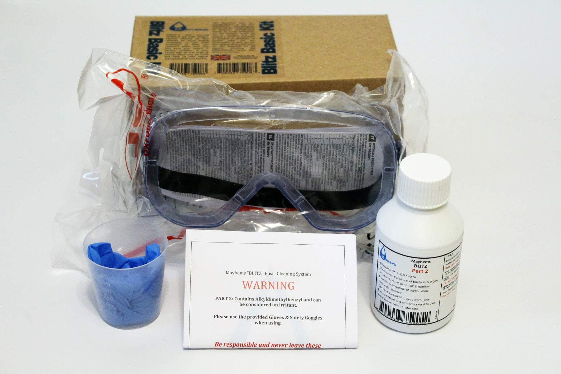 Mayhems - PC Cleaning Kit - Blitz System - Coolant Loop Cleaning, for Initial Setup and Coolant Change