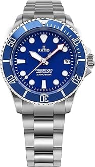 FreeDiver Sapphire Crystal Diver Watch Japanese Automatic Movement Dive Watch 200m Water Resistant Diving Watch