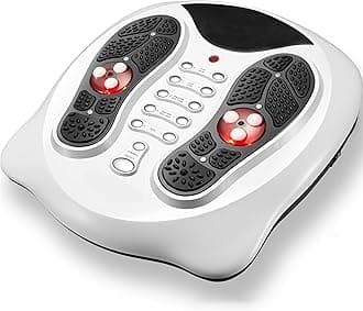 FIT KING Neuropathy Pain Relief for Feet Massager, EMS Foot Massager for Neuropathy with TENS Pads, Foot Circulation Stimulator for Plantar Fasciitis, Diabetes Feet Pain Relief