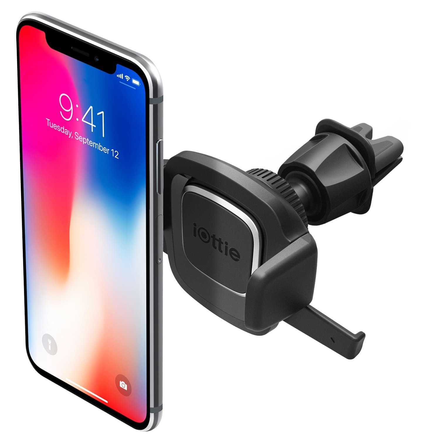 iOttie Easy One Touch Classic Air Vent Universal Car Mount Phone Holder, For iPhone, Samsung, Moto, Huawei, Nokia, LG, Smartphones