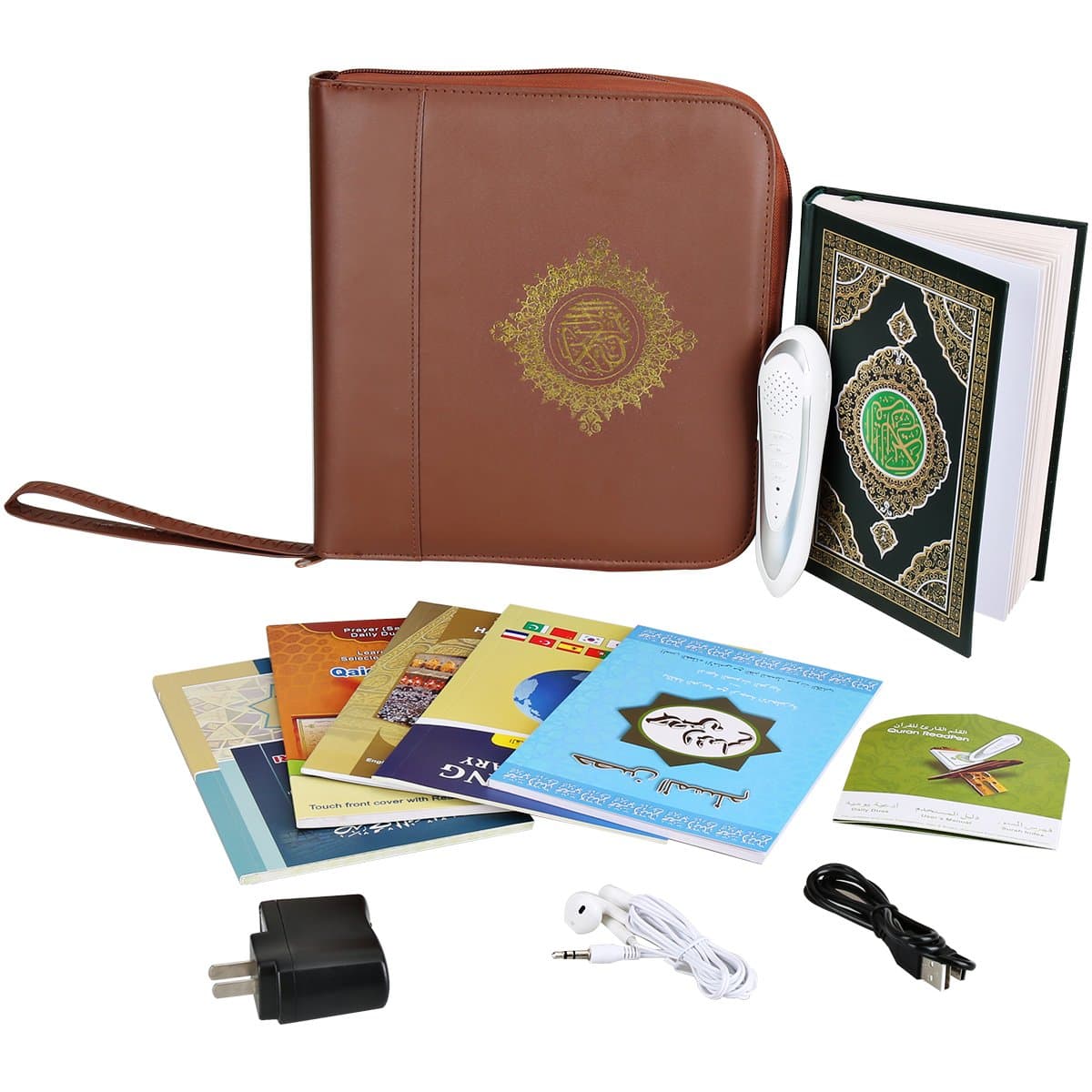 Hitopin Digital Quran Pen Reader, Koran Pen Leather Bag, 30 Languages and Rec...