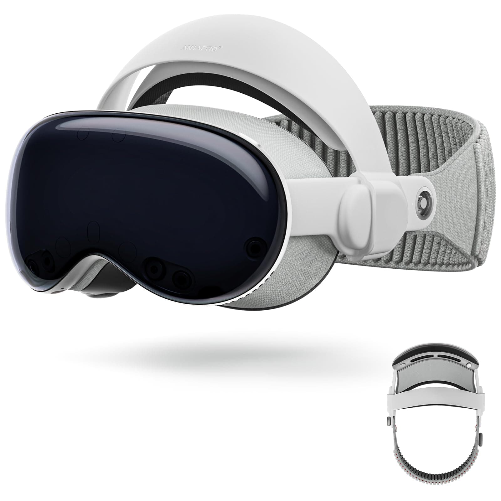 ANNAPRO A2 Headband for Apple Vision Pro, Pressure Relieving Comfort Headband Compatible with Vision Pro Accessories, Improves Comfort and Stability, Suitable for Various Head Shapes