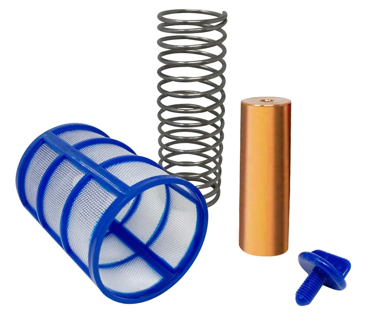 Solar Pool Ionizer Replacement - Basket Screen and Copper Anode for Pool Ionizer, Copper Pool Ionizer, Copper Ionizer for Pools, Replacement Parts for Pool Copper Ionizer