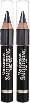 L’Oréal Paris L'Oreal Voluminous Smoldering Eyeliner, Black, 0.056 Oz, 2 Count