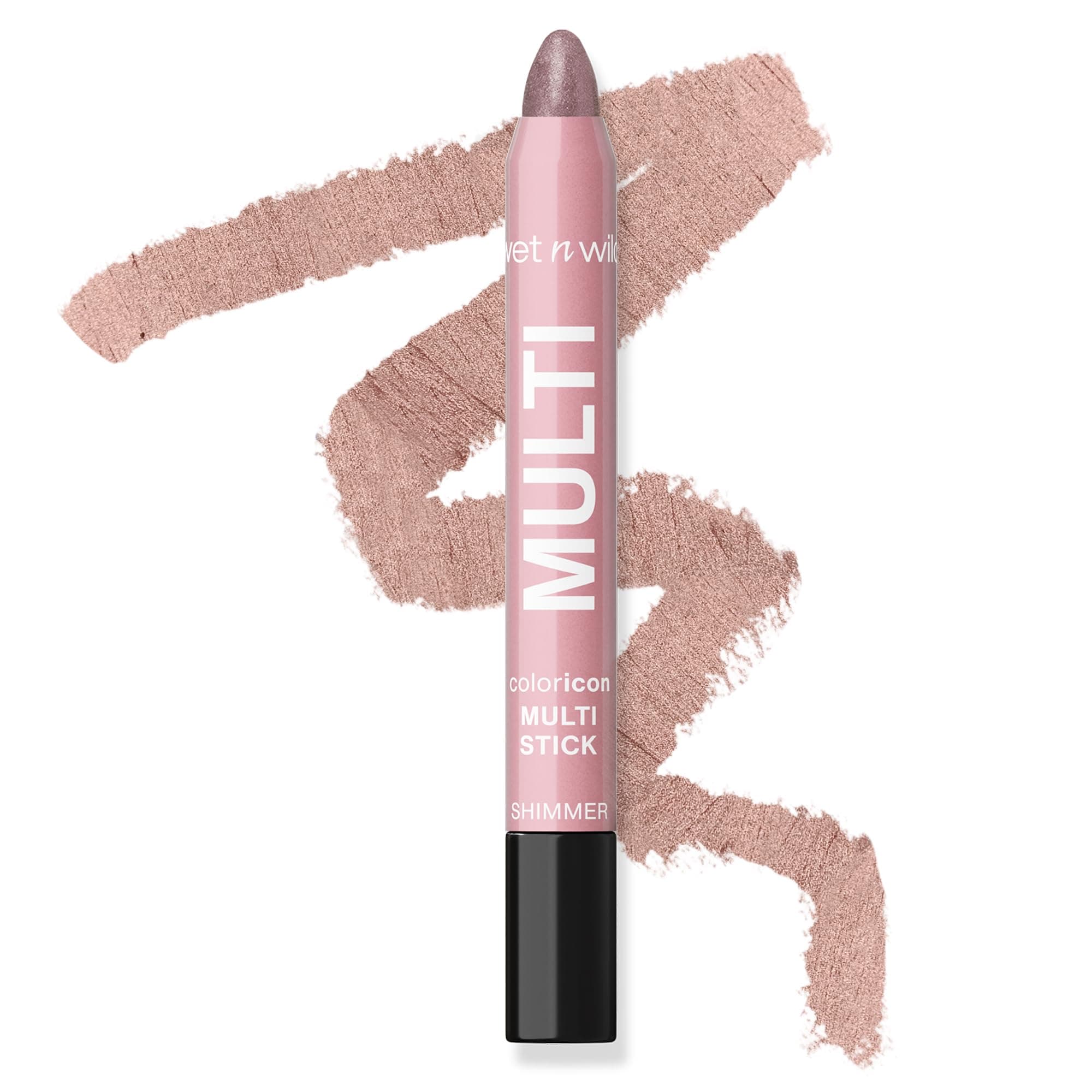 3-in-1 Color Icon Multi-Stick for Eyes, Cheeks and Lips, Infused with Argan Oil and Vitamin E, Apply as Eyeliner, Eyeshadow, Blush or Contour, Ros-i-locks