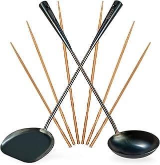 YOSUKATA 17" Wok Utensils Set Of 5