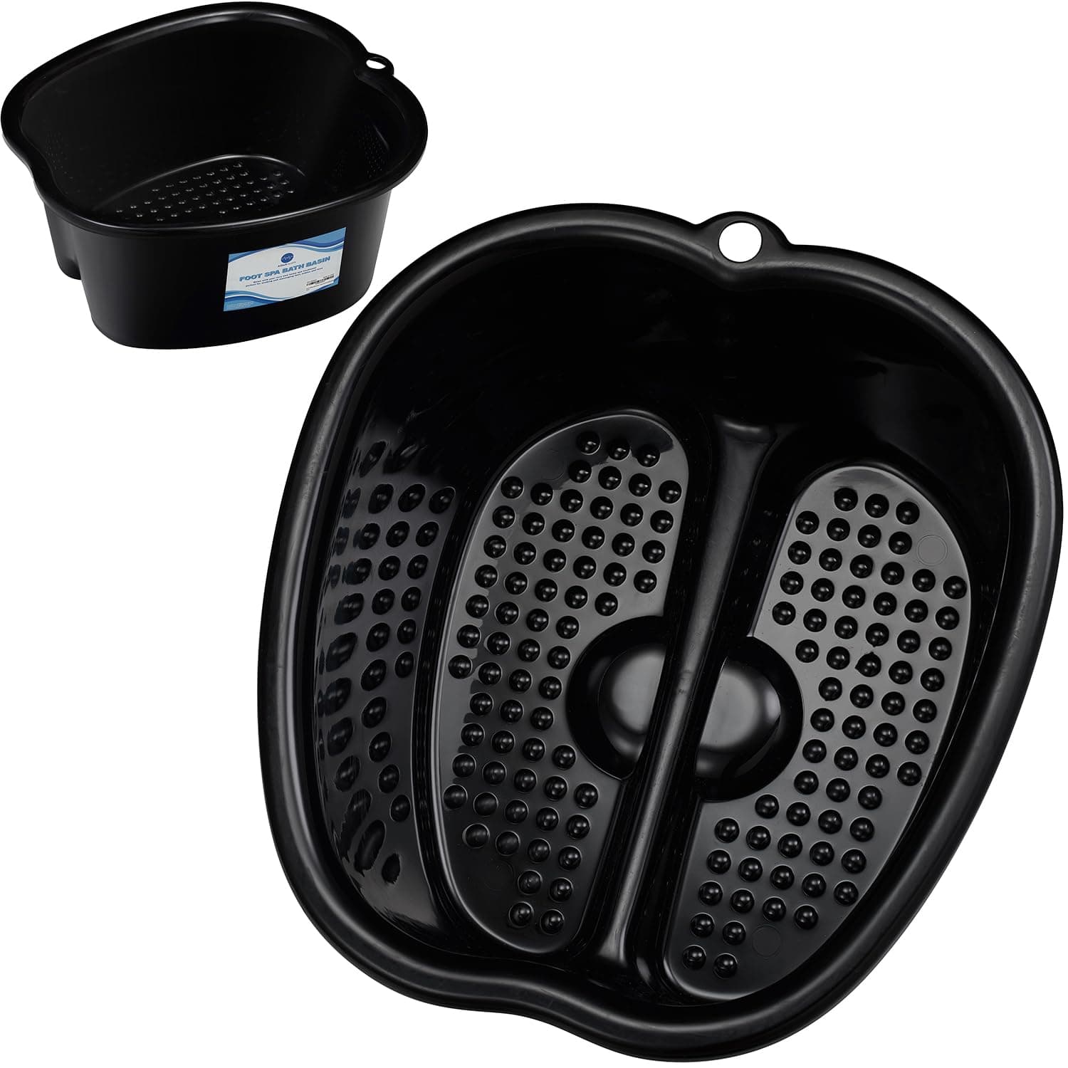 AllSett Health Foot Soaking Bath Basin - Large Size for Soaking Feet Pedicure and Massager Tub for At Home Spa Treatment Callus, Fungus, Dead Skin Remover