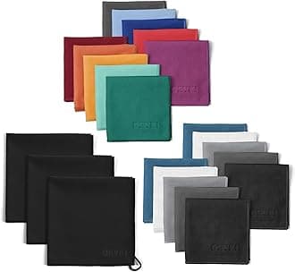DRYKI Sweat Absorbing Handkerchiefs - The Original Quick-Dry Microfiber Sweat Rags & Towels for Face, Hands, & Body - Perfect for Gym, Sports, and Work (Box Set: 23 Pack)