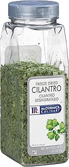 Freeze Dried Cilantro, 1.25 oz - One 1.25 Ounce Container of Dried Cilantro Leaves for a Citrus-Like Flavor, Best for Mexican Cuisine, Salads, Guacamole and More