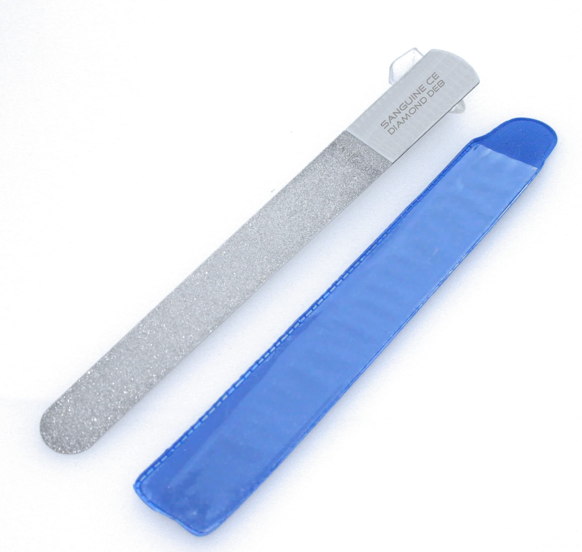 Improved Diamond Nail File, Hand or Toenail File, Double Sided Podiatrist Quality, 8"