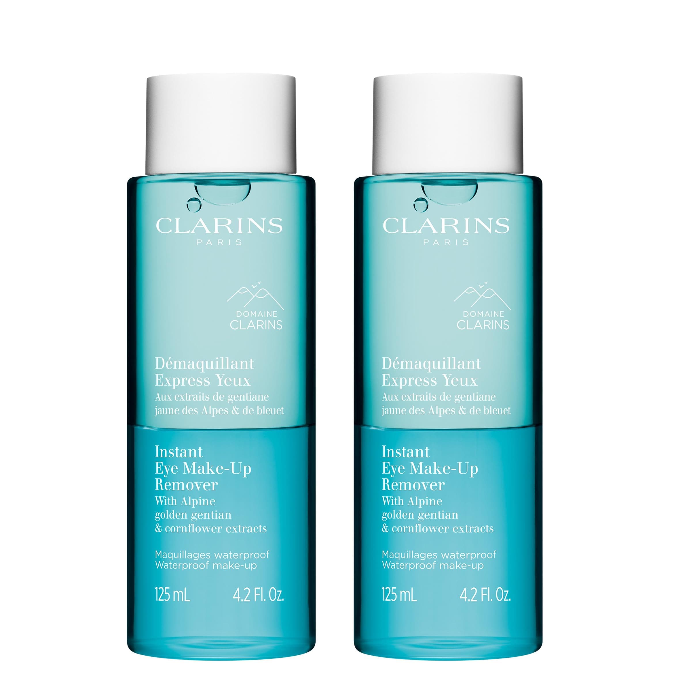 Clarins Instant Eye Make-Up Remover | Bi-Phase Remover For Heavy and Waterproof Eye Make-Up | Cleanses, Softens, Hydrates | Conditions Lashes | Ophthalmologist Tested | All Skin Types | 4.2 Ounces