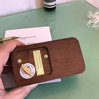 BinkeGG Play (Yesterday Once More) Walnut Wind up Wooden Music Box Jewelry Box with Sankyo Musical Movement (65 Tunes Option)