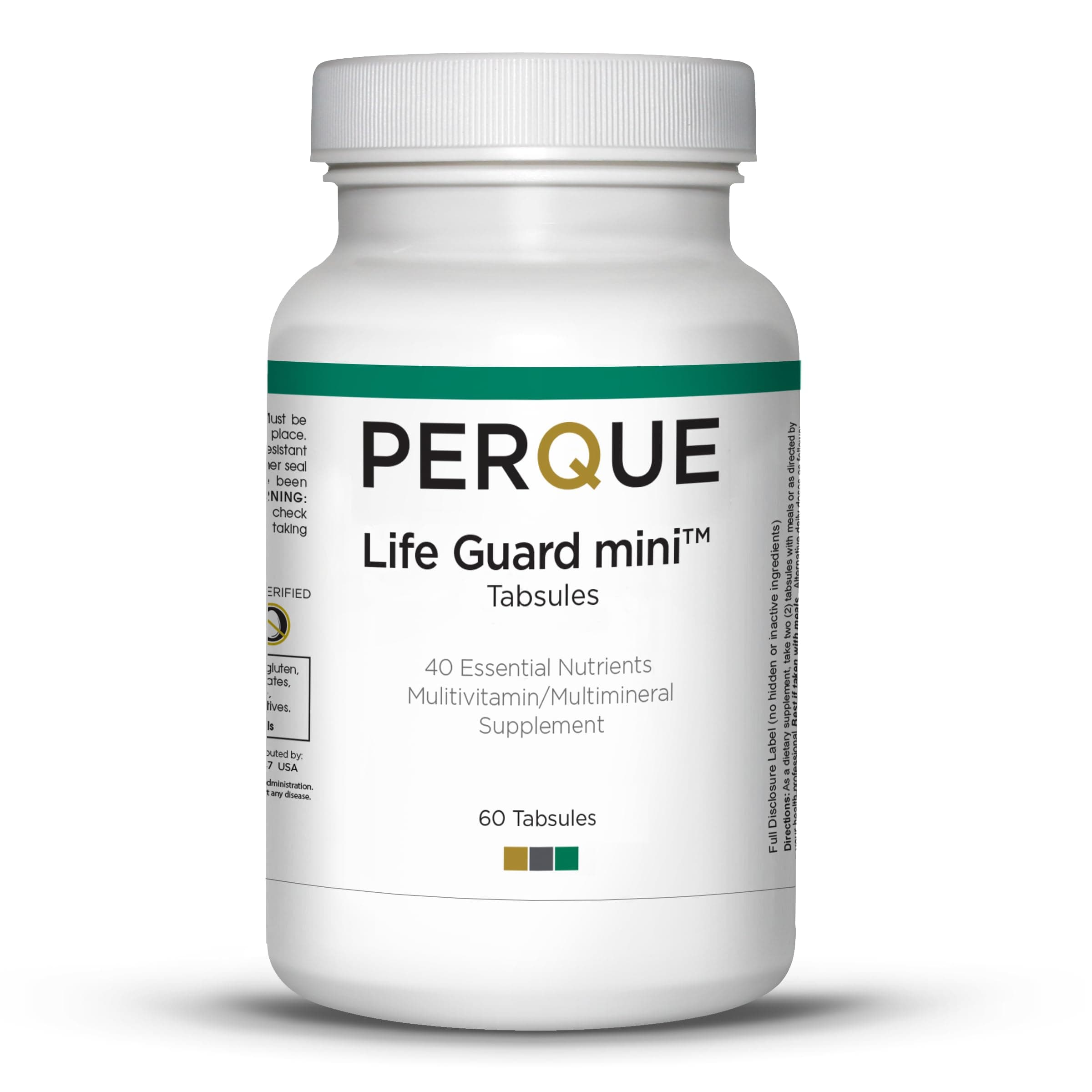 Perque Life Guard Mini Tabsules, 60 Count