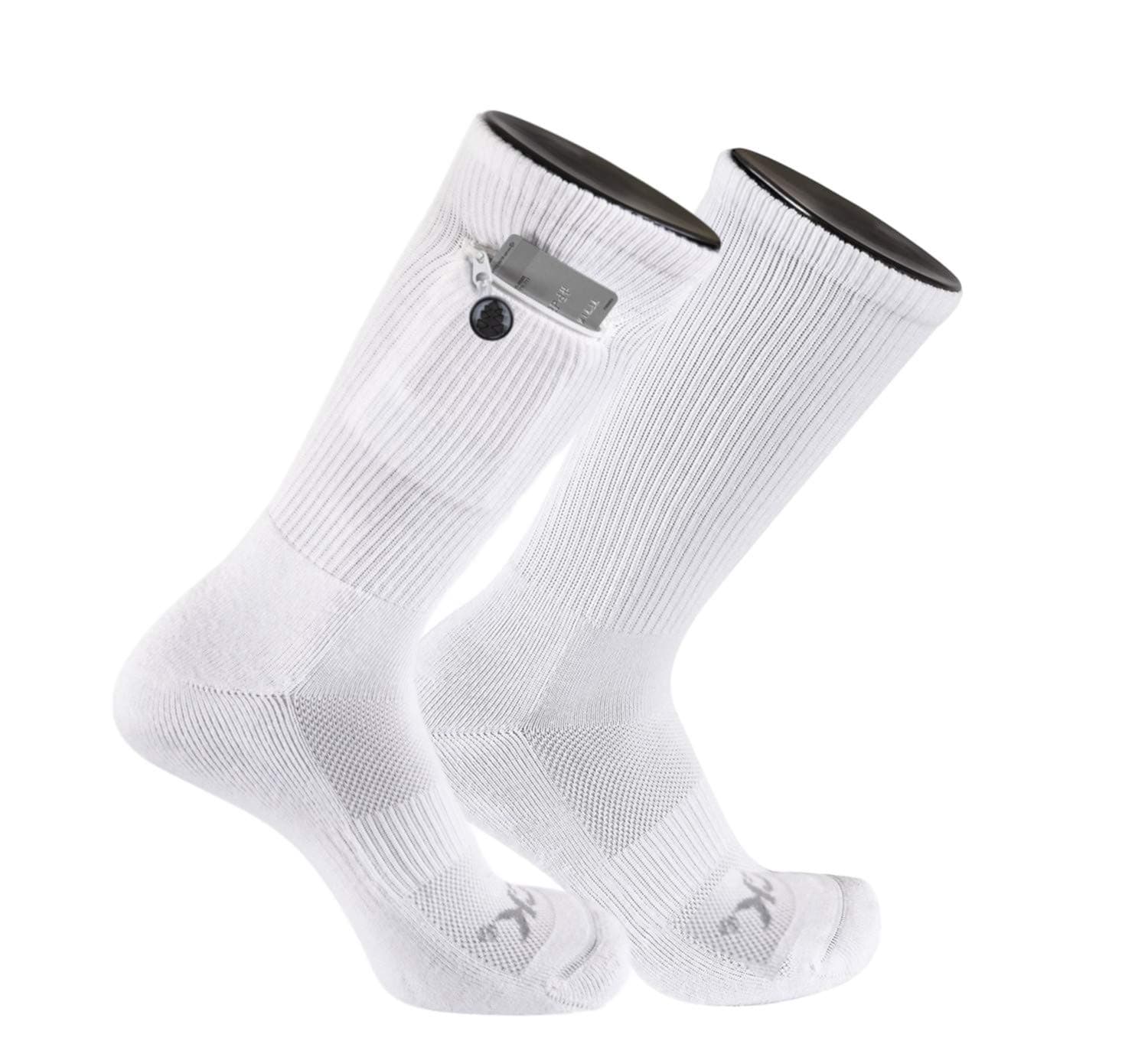 Performance Zip Pocket Crew Socks Stash & Dash Men Women