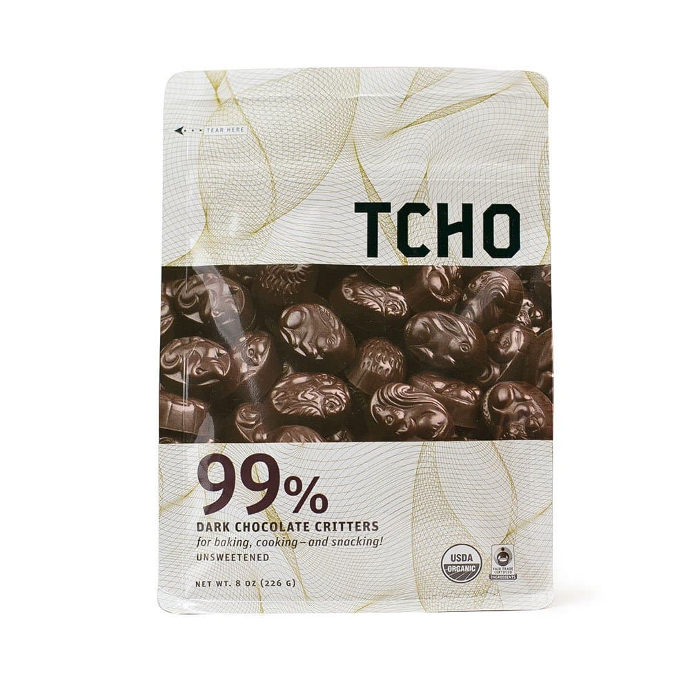 Chocolate 99% Dark Chocolate Critters, 8 Ounce