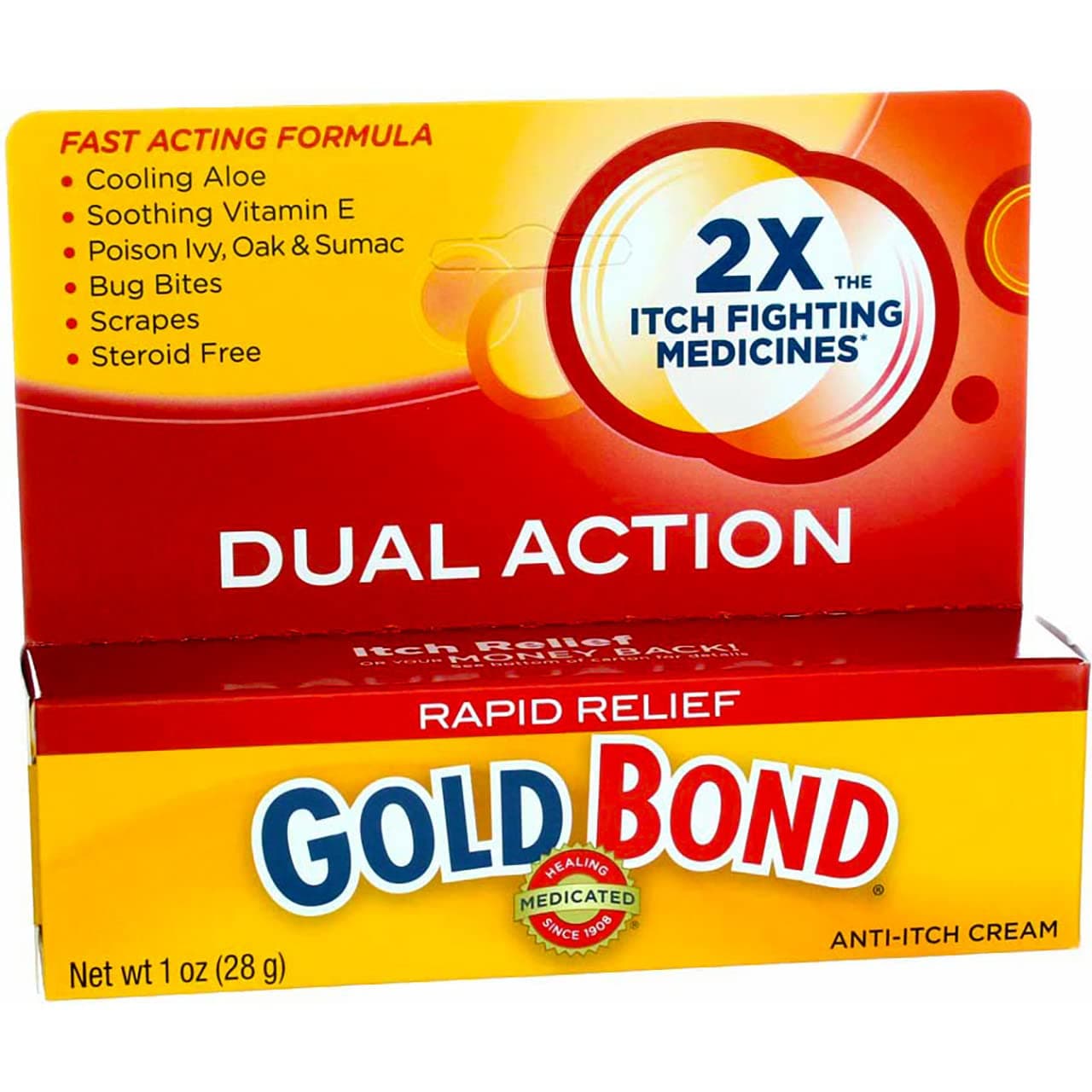 Gold BondRapid Itch Relief Maximum Strength 1oz Cream (3 Pack)