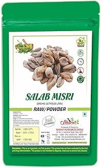 Bharat Salab Misri Powder 25gm | Polygonatum Verticillatum | Salabmisri | Salab Mishri | Salab Misri | सालम मिश्री