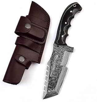Poshland TR-7011 Handmade Damascus Steel Hunting Tracker Knife - Great Piece of Art