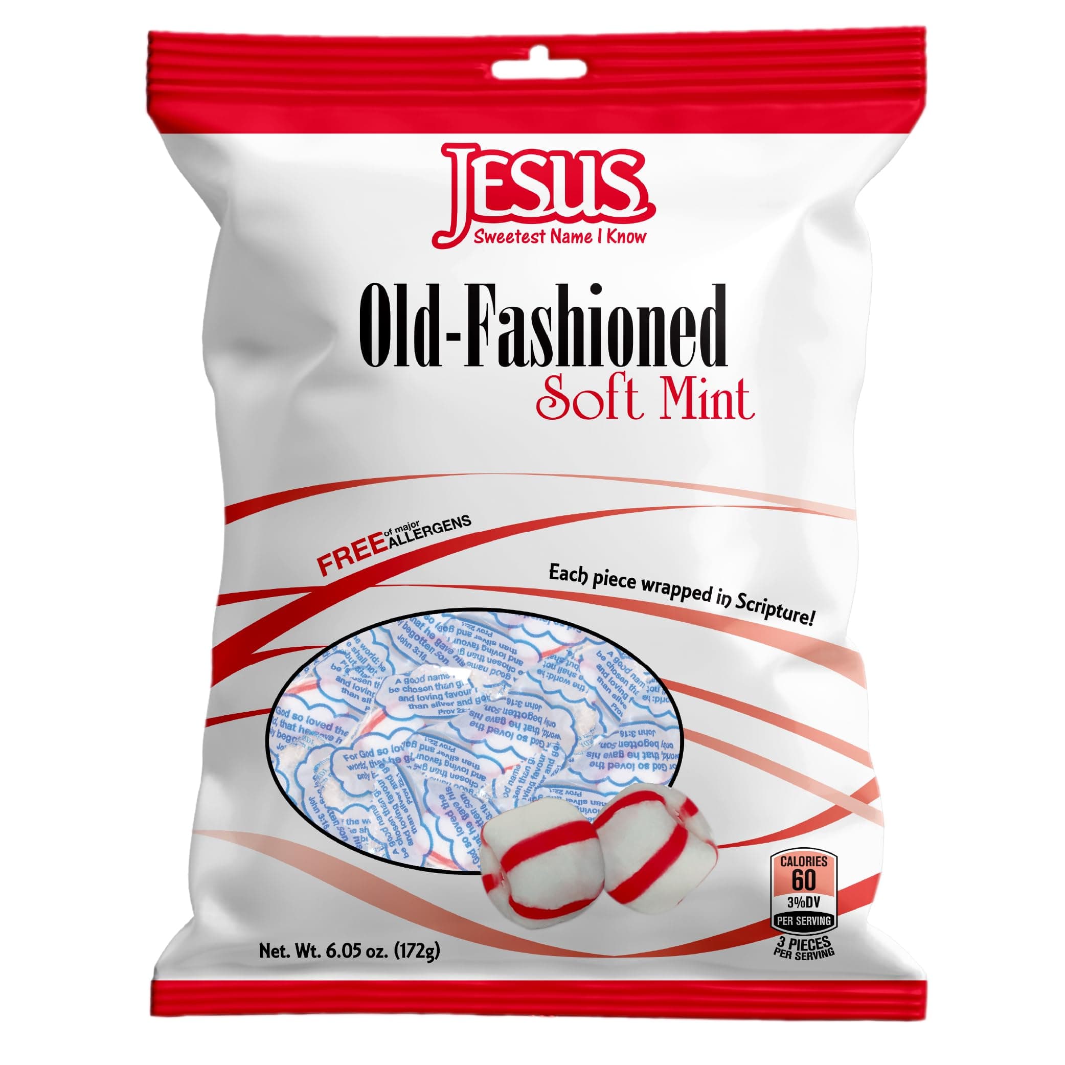 Old-Fashioned Soft Peppermint Bag, 28 Pieces
