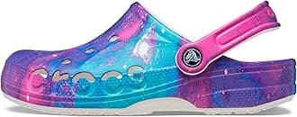 Crocs Unisex-Adult Baya Clogs, White/Multicolor, 11 Men/13 Women