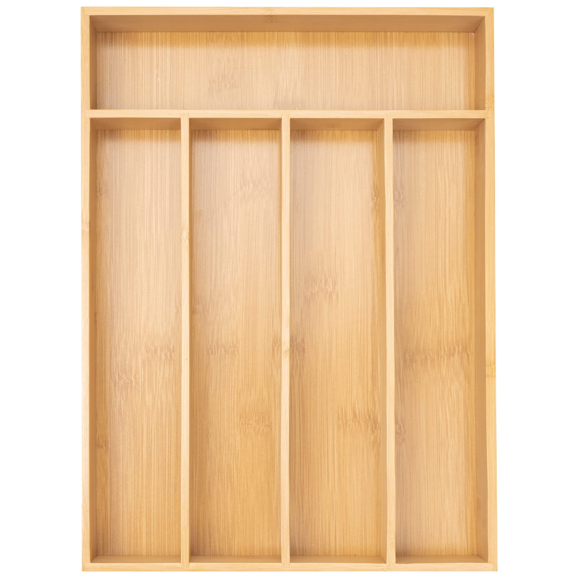 Silverware Organizer Bamboo Kitchen Drawer Organizer Utensil Organizer Silverware Holder Cutlery Organizer in Drawer Flatware Organizer Tray