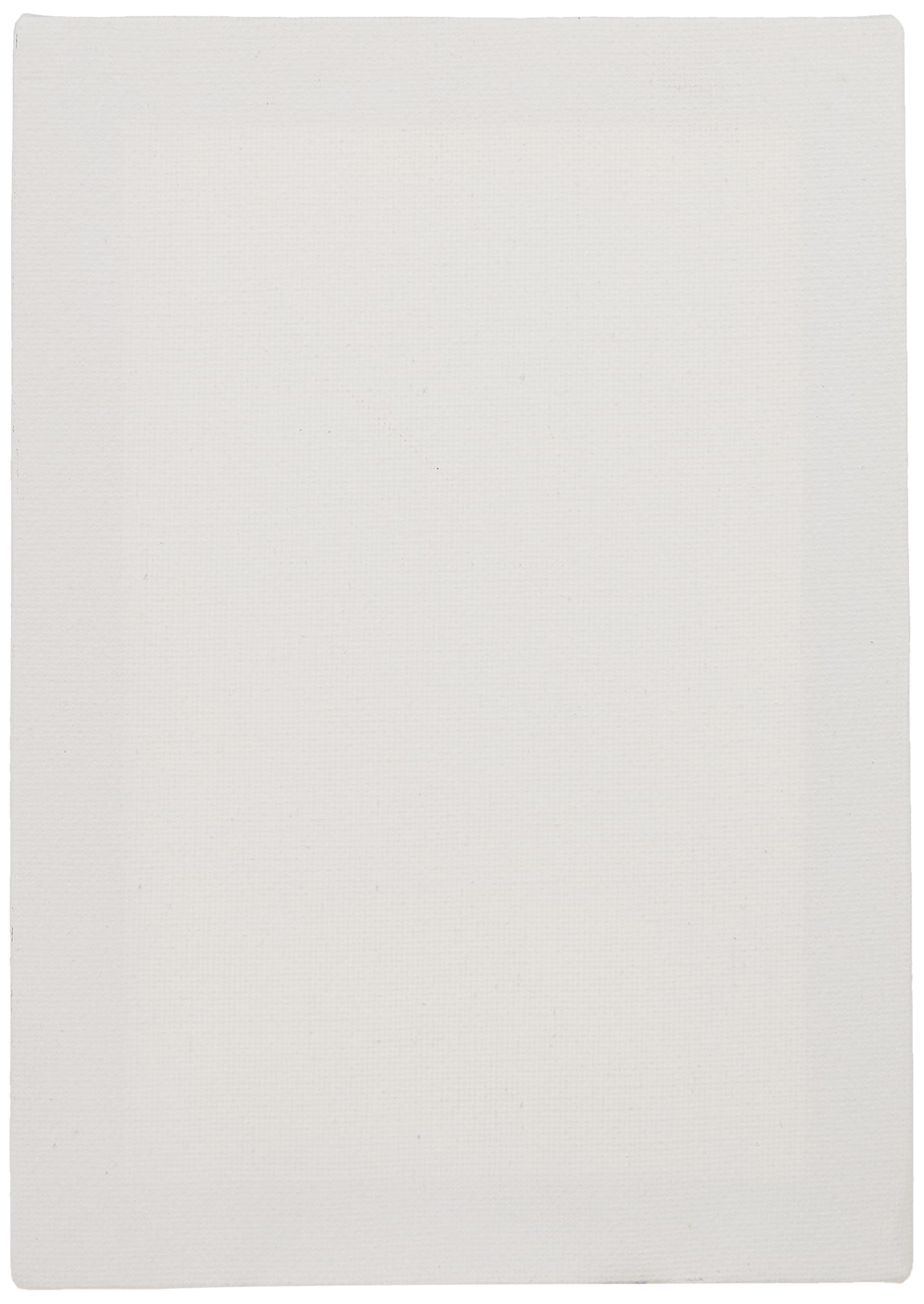Panart Cotton Stretched Canvas, 14.8 cm x 21 cm Size, White
