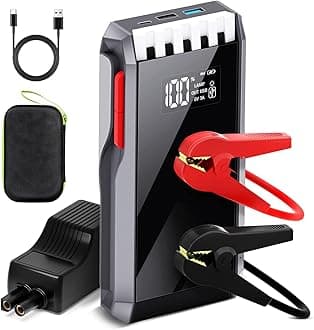 012 Jump Starter Battery Pack, 5500A Peak Car Battery Charger Jump Starter for Up to 10.0L Gas or 8.0L Diesel Engine,12V Car Jumper Starter Portable with Full LCD Screen & LED Light & USB