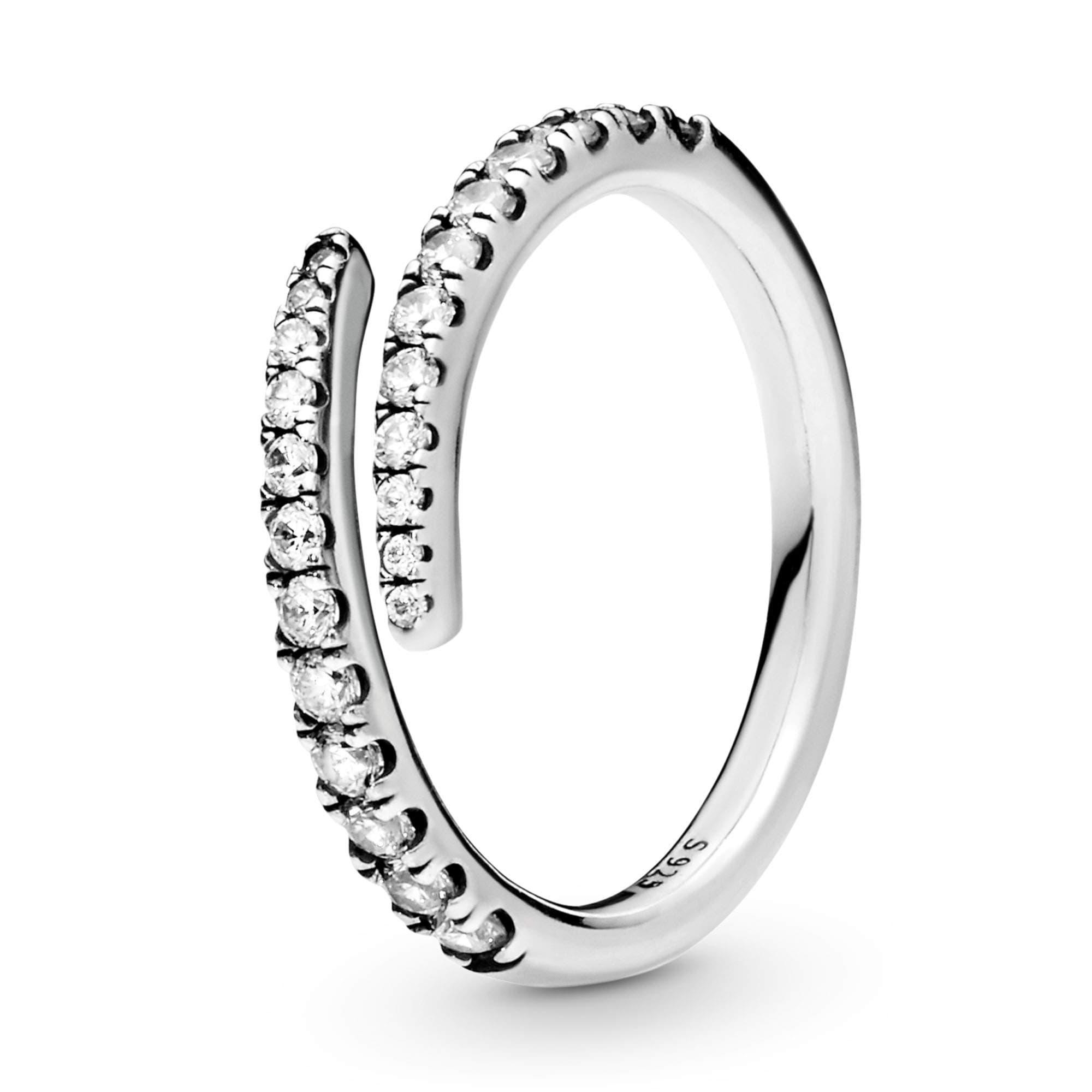 Pandora Women Silver Piercing Ring - 196353CZ-54