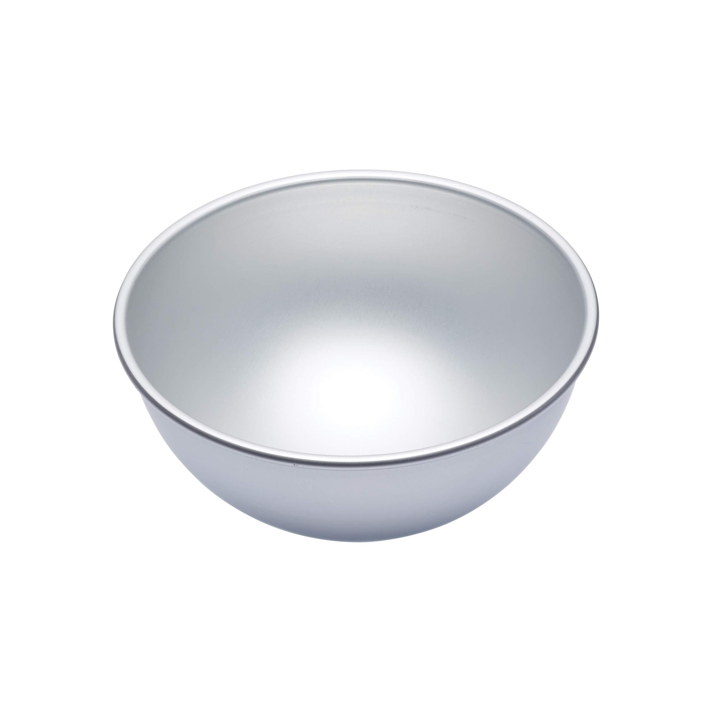 MasterClass Hemisphere Cake Tin 20 cm, Silver Anodised Aluminium Pan, Lightweight, Heavy Duty, For Baking Half Sphere Cakes, 8 Inch