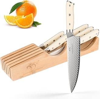 NANFANG BROTHERS 6 Pcs Damascus Drawer Knife Set