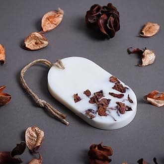 Sachet Tablet Handmade Wax Sachet Rose Scents Home Fragrance for Air Freshner, Wardrobe Freshener, Closets, Drawers, Cupboards, Car, Shoes Racks, Kitchen (Rose Pack of 1)