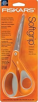 8-Inch Softgrip Scissors,Orange