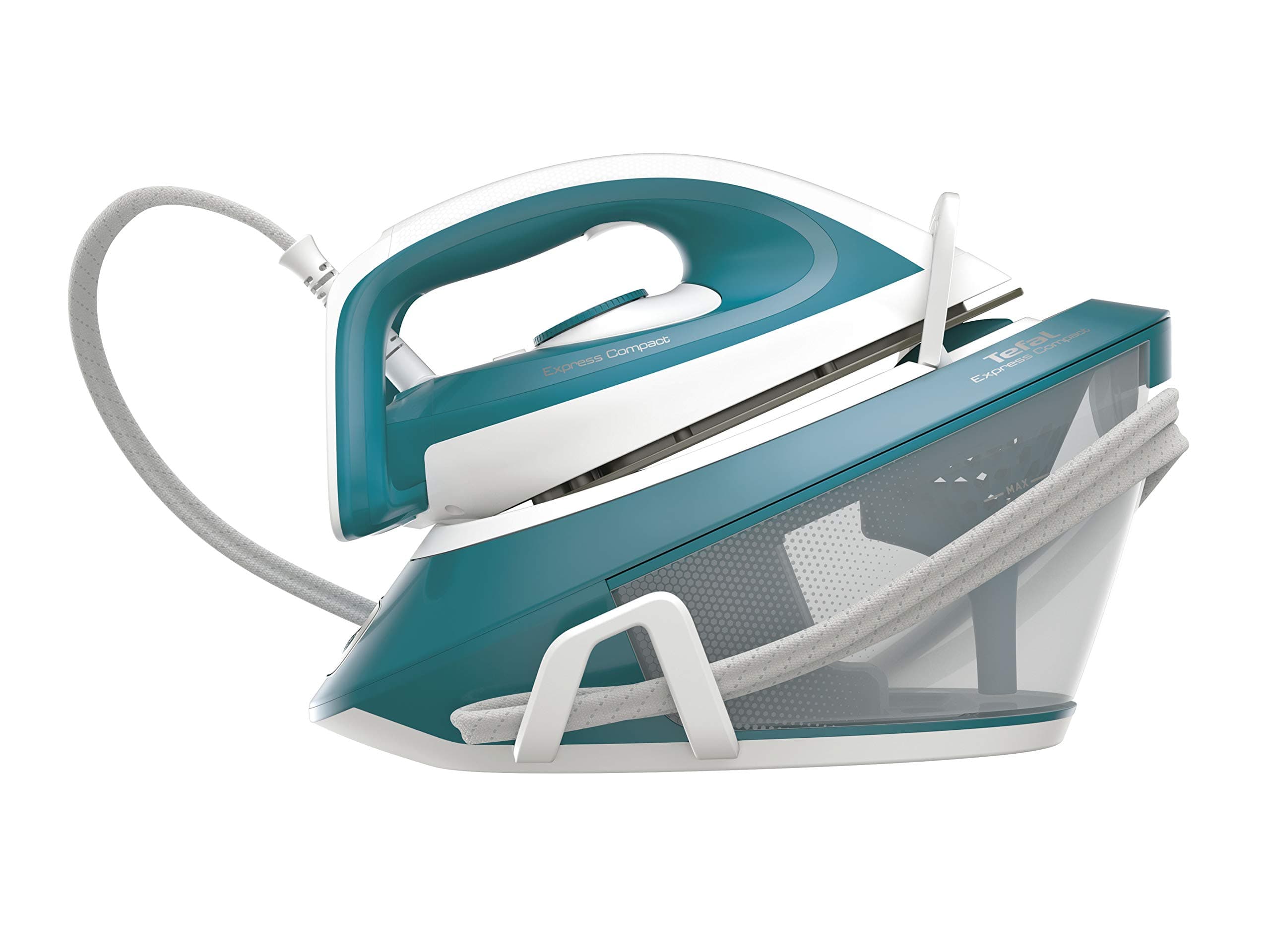 Tefal Steam Generator Iron, Express Compact, Aqua Blue, 2600 W, 1.7 L, SV7111